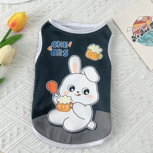 Áo ba lỗ Chó Mèo bằng vải thun co giãn 4 chiều - Hara Pet Store