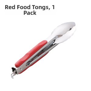Heat-Resistant Stainless Steel Food Tongs