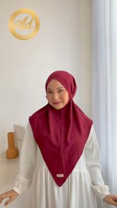 Hijab Instan Bergo Tali Crinkle Airflow Jilbab Model V Kerudung SORAYA