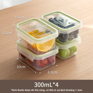 LANJIAOLUO | Hộp Đựng Thực Phẩm Di Động cho Học Sinh