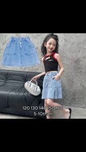 ROK BAWAHAN ANAK PEREMPUAN KOREAN STYLE SKIRT DENIM JEANS