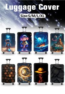 High Elastic Luggage Cover Travel Waterproof Trolley Bag Protective  Cover Dust Cover Wear-Resistant