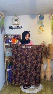 (PAKET 4 PCS) Kain Sarung Batik Wanita Brown Coffee Uk.200X115CM Jarik Batik Jawa Samping Kebat Panjang Kain Panjang Ibu Melahirkan Kain Batik Panjang Samping Kebat Samping Batik Samping Panjang Samping Panjang Untuk Bayi Samping Batik Pekalongan Bisa COD