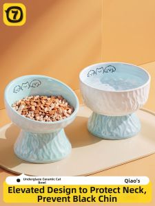 7o | Elevated Ceramic Pet Feeding Bowl