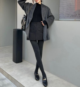 Spring & Fall Thin Gray Comic Leg Gray Leggings Womens Golden Cotton Zhang Yuanying Pantyhose Anti-off Crotch Large Sizes Availiable