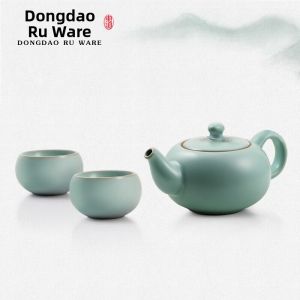 RUYAO | Cultural Heritage Tea Set For Home and Office Use Ceramic