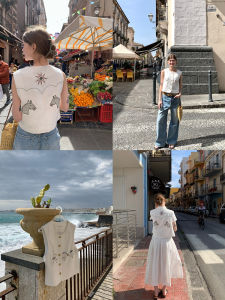 Artistic Nomadic Style Embroidered Linen Sleeveless Vest Outerwear Tank Top by Kernel Cosmos Summer Fashion Ladies Clothing