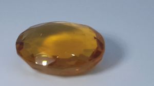 Natural 53.70 Ct Brazilian Citrine Yellow Oval Cut Eye Clean Loose Gemstone