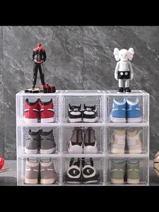 กล่องรองเท้า กล่องเก็บรองเท้ากล่องใส่รองเท้า ชั้นวางรองเท้า กล่องใสกรอบใสไซซ์ใหญ่ shoe box กล่องเก็บของอเนกประสงค์