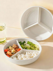 BAICHANG | Multi-Compartment Ceramic Steamer Dish for Rice Cooker