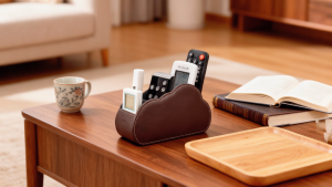 Cloud-Shaped PUTV Remote holder5-Slot Sofa & Bedside Storage Box for TV/Aircond RemoteOffice pen holderRaya Gift