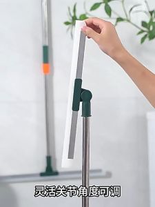 Magic Sweeper Broom Household Floor Wiper Bathroom Scraper 180 Degree Rotatable Mop Toilet Wiper Rubber Bathroom Floor Wiper Water Scraper