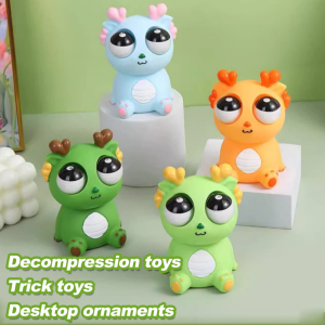 FUNToy 11CM Kreatif Decompression Burst Eye Dragon Squishy Squeeze Mainan /Penghilang Stres