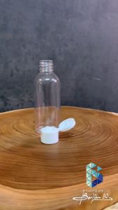 (ECERAN 10 pcs) Botol Fliptop 60 ml PET Botol Plastik 60 ml Fliptop 8gr Botol Minyak Kayu Putih Botol PressTop
