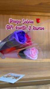 Teachers Day Gift Soap Rose Bouquet 1pc + Sticker Hari Guru Bunga Sabun Rose Hadiah Terima Kasih Cikgu Thank You Teacher