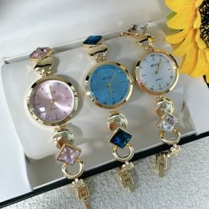 (Sản phẩm độc quyền) Đồng hồ nữ có kim cương dây đeo bằng thép không gỉ có thể điều chỉnh đồng hồ cho nữ sinh viên nữ không phai hàng ngày không thấm nước