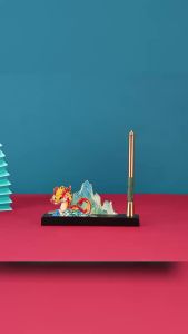 สร้างสรรค์ผู้ถือปากกาธุรกิจของขวัญลายเซ็น3ชิ้นกล่องของขวัญชุดอุปกรณ์ตกแต่งสำนักงานประชุมเหตุการณ์มือศิลปะโน๊ตบุ๊ค