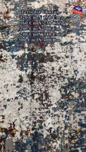 Alhadi Permadani 200cm x 300cm Tebal 12mm Karpet Lantai Sofbel Lembut Empuk Padat Abstrak Modern