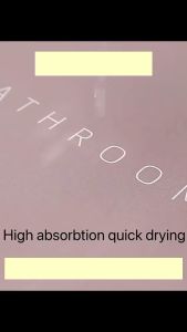 Karpet Kamar Mandi Bentuk Oval Keset Kaki Anti Slip Bathroom Carpet Menyerap Air Anti Licin Keset Welcome PIT