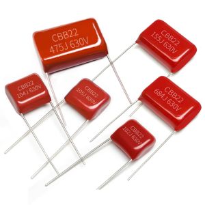 1Pcs - 30Pcs CBB22 CBB Polypropylene film capacitor 630V 101J 102J 103J 104J 105J 153J 154J 155J 221J 222J 223J 224J 225J 332J 333J 334J 335J 471J 472J 473J 474J 683J 684J 685J Distance = 10MM 15MM 20MM 25MM 30MM 31MM