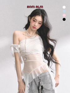 SHAOYEYAN | Flirty Sheer Shoulder Mesh T-shirt