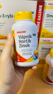 Viên uống canxi D3 magie kẽm walmark Séc hỗ trợ phát triển xương cơ bắp tăng cao cho trẻ từ 3 tuổi