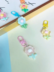 AI-C1396 Keychain Gantungan Liontin Bunga Gantungan Kunci Bunga Tulip / Key Chain Aksesoris Tas Bag