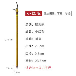 Fine Chinese Brush Pen for White Outline Drawing Insects And Birds Floral And Figurative Art Calligraphy Writing Tool