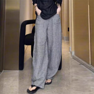 Internet Celebrity Fried Street Graceful Fashionable Set round Neck Loose Sun Protection T-shirt Slim Looking High Waist Casual Loose Pants Two-piece Set