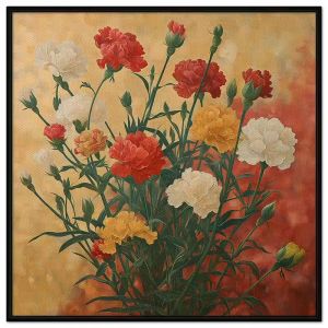 Tranh Hoa Cẩm Chướng. Tranh treo tường tranh dán tường Canvas. CGI-265