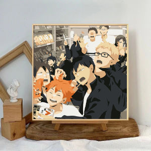 KAYOU | Acrylic Paint By Numbers Haikyuu!! Painting By Numbers on Canvas Coloring By Number for Adults Paint Digital Art