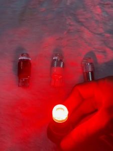 ไฟเบรค กระพริบ 5 ครั้งแล้วติดแช่ (แพ็ค2หลอด) 12V24V ขั่วตูด2จุด1157 ขั้วเสียบT20ขั้ว7443