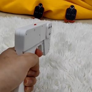 Rabbite Children s toy life card alloy soft bullet gun boy can launch folding pistol 6-12 years old