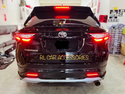 Toyota harrier xu60 xu 60 Silk blaze rear boot tail gate tailgate spoiler oem 2015 2016 2017 2018 2019 2020 bodykit lip