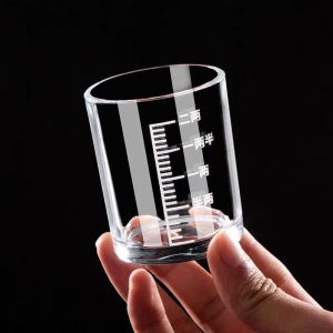Jiaxun | Measured Reinforced Gold-Lined Baijiu Cup 100ml