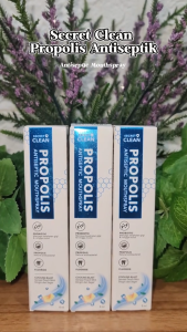 Secret Clean Propolis Antiseptic Mouthspray Cooling Blast 8ml – Tanpa Alkohol Segar & Antibakteri