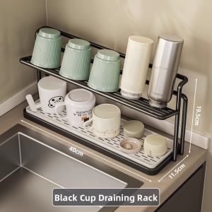 CHUANQIMINGMEI | Dual Level Cup Organization Rack