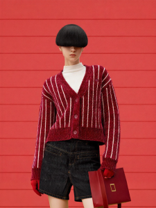 Bananain |Womens Chenille Cardigan Warm Sweater