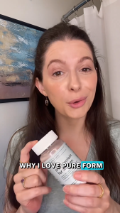 PURE FORM Pre + Probiotic for Women | 50 Billion CFU Vaginal Probiotic Strains + Prebiotic Fiber 90-day Supply