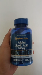 Puritans Pride Alpha Lipoic Acid 200mg – 100 Rapid Release Capsules – Antioxidant Support & Cellular Energy