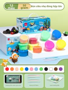 deli | Đất Nặn DIY Nhẹ Cho Học Sinh Mầm Non 50g