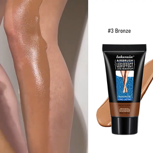 Legs Concealer Sunless Tanning Body Cream Legs Foundation Long-Lasting Waterproof And Fade-Resistant Body Tanning Cream Evens Out Skin Tone Covers Tattoos Brightens Tan Hydrating And Nourishing Tanning Lotion Legs Care Beauty Lotion 40ml