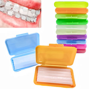 10box Dental Orthodontic Relief Wax For Braces Gum Irritation Teeth Whitening Tool Fruit Flavour Dentist Oral Hygiene Ortho Wax