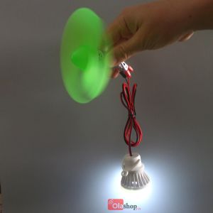 Máy phát điện tuabin gió mini V2 Pro – phát điện bằng sức gió mô hình STEM sáng tạo trang trí năng lượng tái tạo