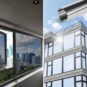 UKOBT | Sunscreen Heat-Insulating One-Way Vision Anti-Peeping Light Blocking Window Film