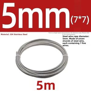 TIANZHUOJINSHU | 304 Stainless Steel Plated Soft Wire Rope