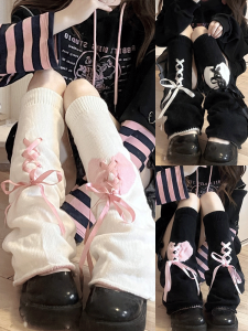 JIFANPAUL | Pink Bow Butterfly Socks