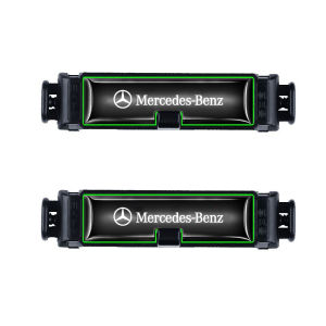 2ชิ้นคลิปป้องกันเข็มขัดนิรภัยรถแข็งแรงอเนกประสงค์ที่นั่งพลาสติกตัวล็อคปรับหัวเข็มขัดแบบแคลมป์ต่อสายพานสำหรับ Isuzu Isuzu DMax Panther MUX Trooper D-Max MU-X 2023