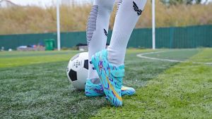 Kids Soccer Cleats Boys Girls Athletic Football Shoes Teenager Outdoor Anti-SlipTurf Soccer Shoes