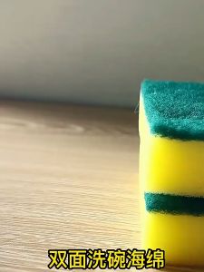 ALAmall ฟองน้ำล้างจาน ฟองน้ำสากล ฟองน้ำทำความสะอาด ทำความสะอาดล้างจาน เช็ดคราบ แห้งไว ไม่เก็บกลิ่น